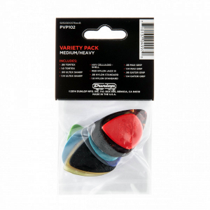 Dunlop PVP102 Pick Variety Pack Medium-Heavy (12ks)