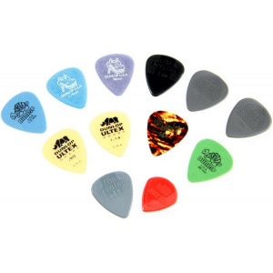 Dunlop PVP102 Pick Variety Pack Medium-Heavy (12ks)